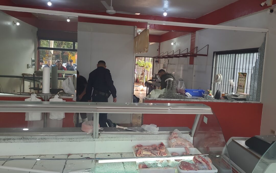 Falleció el delincuente herido durante violento asalto a carnicería en Minga Guazú