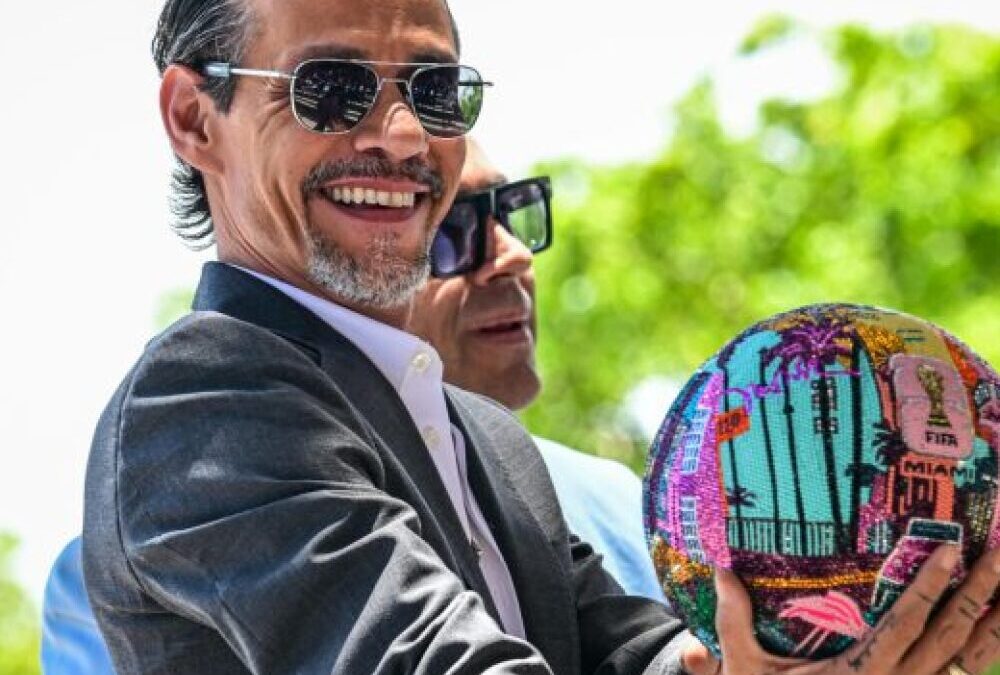 Marc Anthony fue nombrado embajador de la Copa Mundial 2026 en Miami