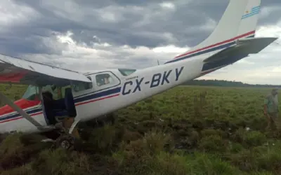 Avioneta robada en Uruguay aterrizó de manera forzosa en Itapúa