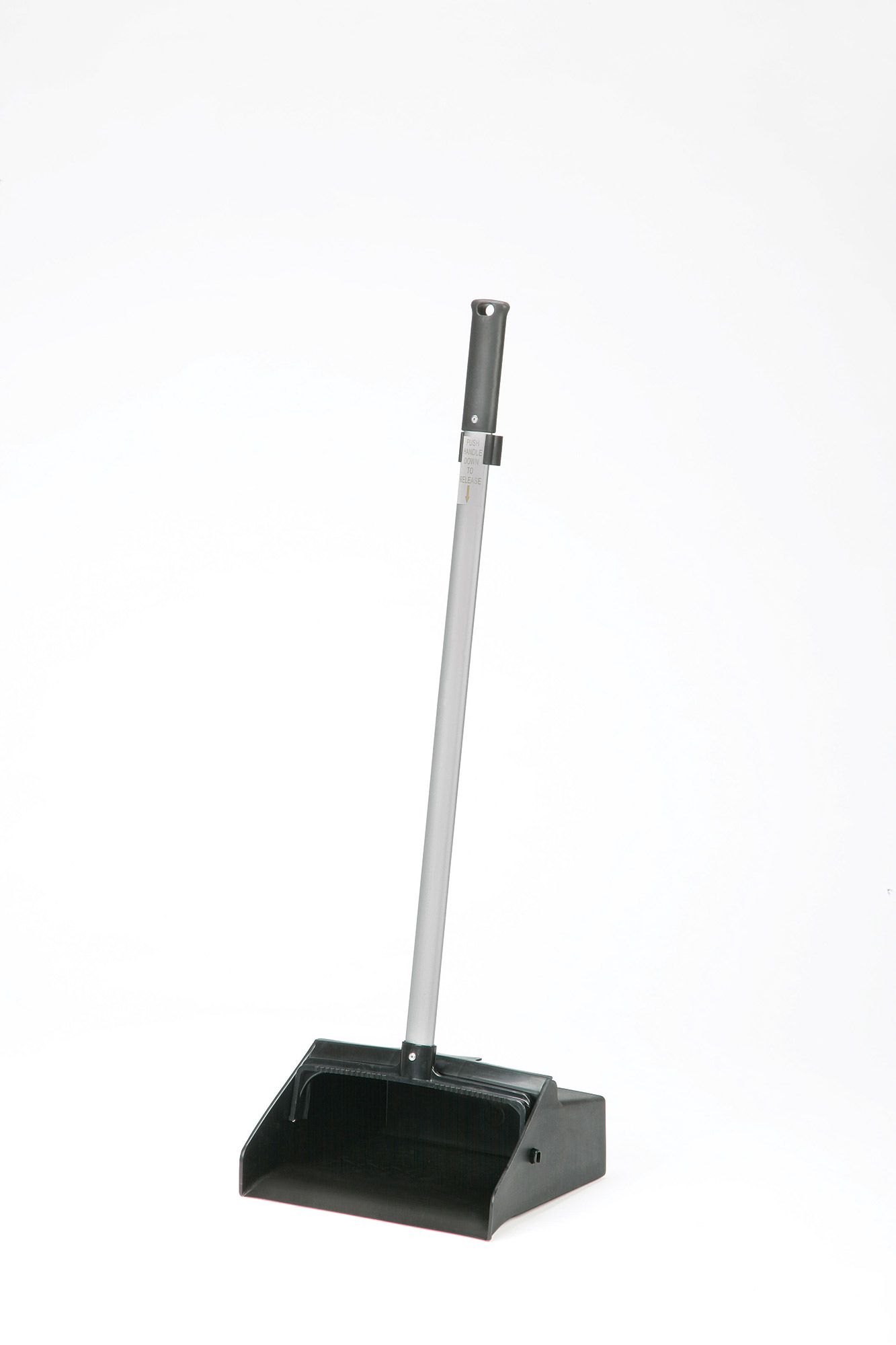 Lobby Dustpan w/Aluminum Handle, Black - Each view 2