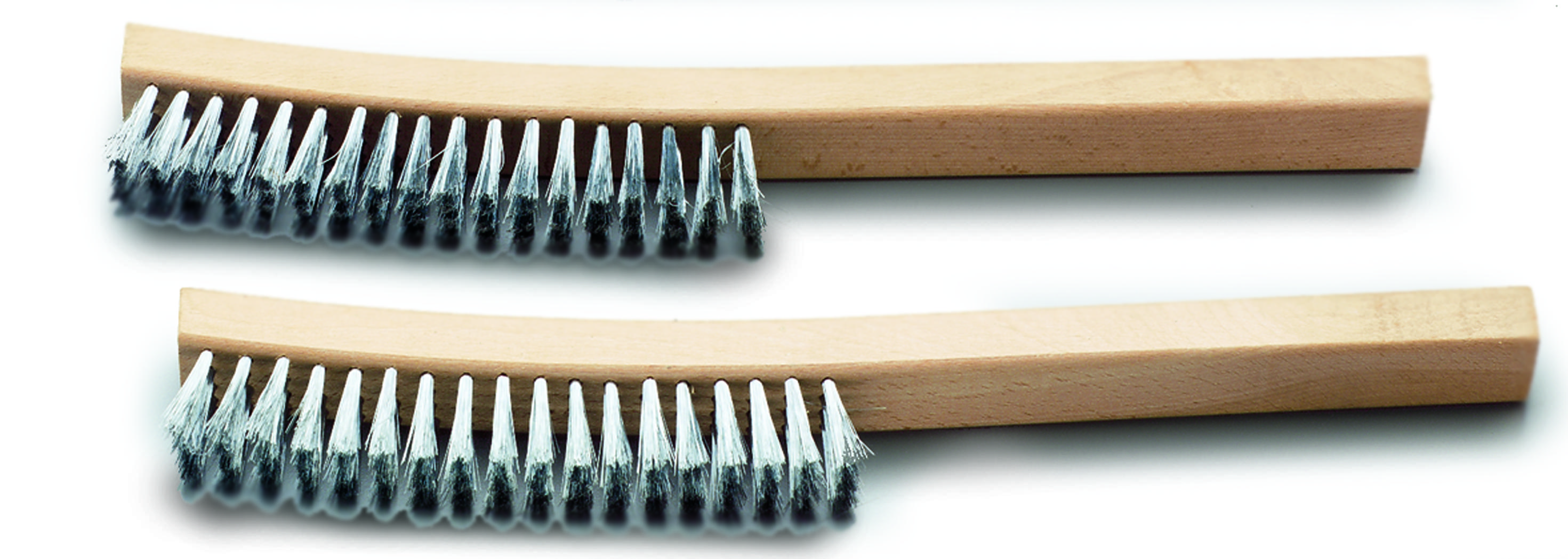 Wire Hand Brush, Steel Wire Bristles, 13 - Each view 2
