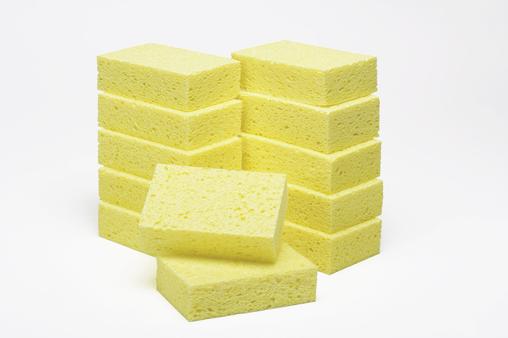 Cellulose Sponge, Yellow, 3-5/8 x1-3/4 x5-3/4 - 12/BX view 2