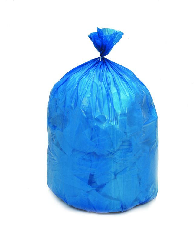 Medical Isolation Bags Puncture and Tear Resistant Linear Low Density, Blue, 30-1/2 x 40, 100/CS view 2