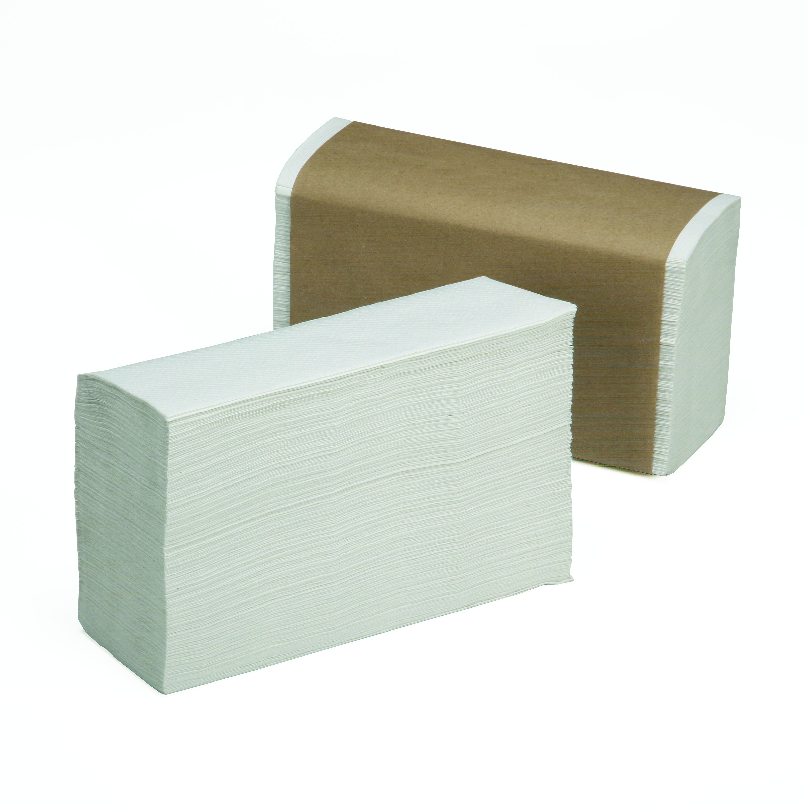 Towel, Multifold, 3 Panel, White - 16/CS view 2