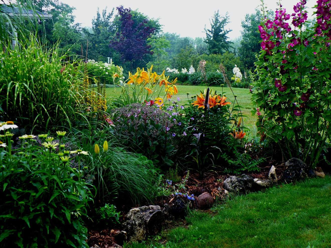 One of the gardens on the Ontario garden route for the Rural Gardens of Grey and Bruce Counties.