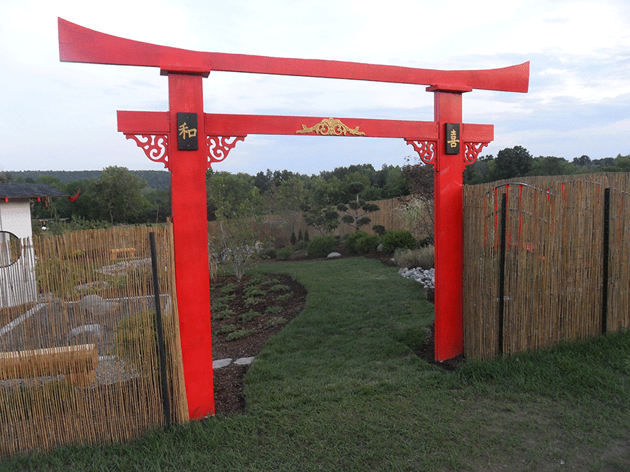 Oriental garden being developed at Quinte Botanical Gardens.