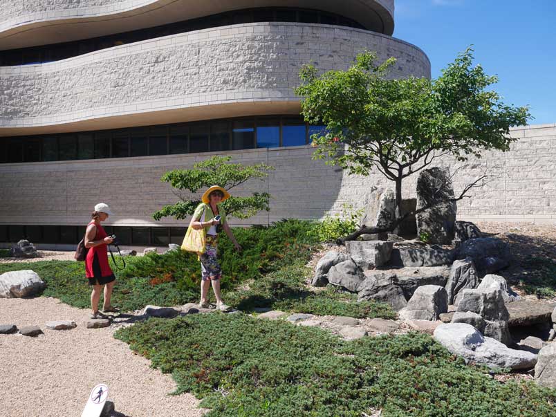 Zen Buddhist Meditation Garden of the Museum of History in Gatineau