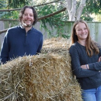 Steven and Emma Biggs, both gardeners and now published authors