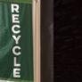 A sign saying "recycle"