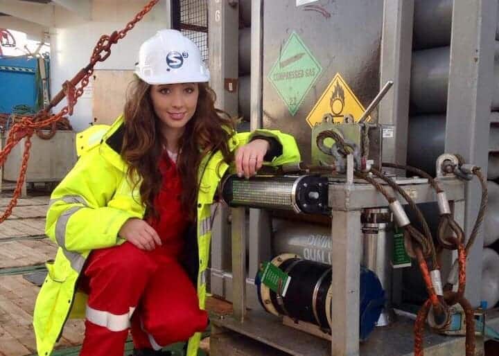 Offshore Surveyor Hayley Adlam