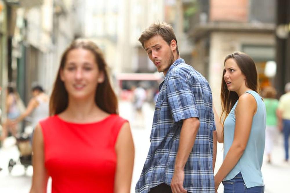 Distracted Boyfriend Meme Template And Creator