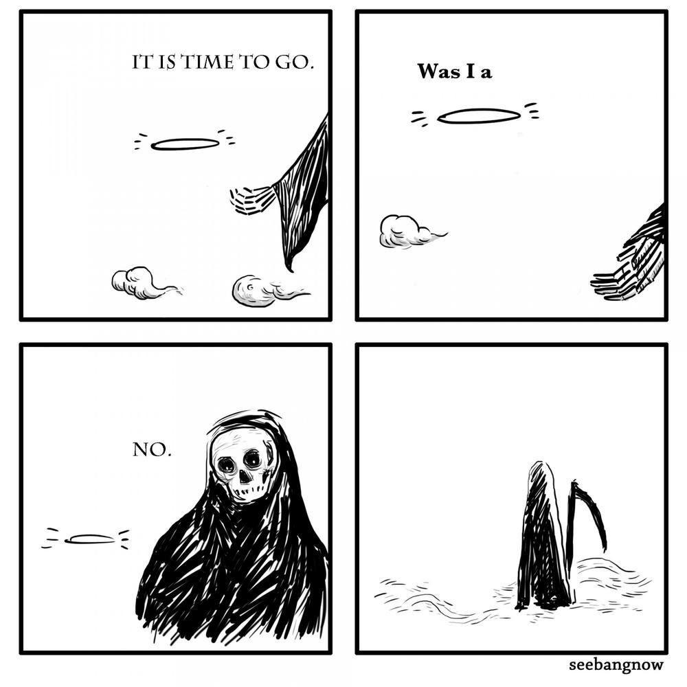Death And The Dog - Meme Template And Creator