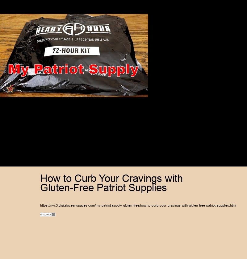 How to Curb Your Cravings with Gluten-Free Patriot Supplies
