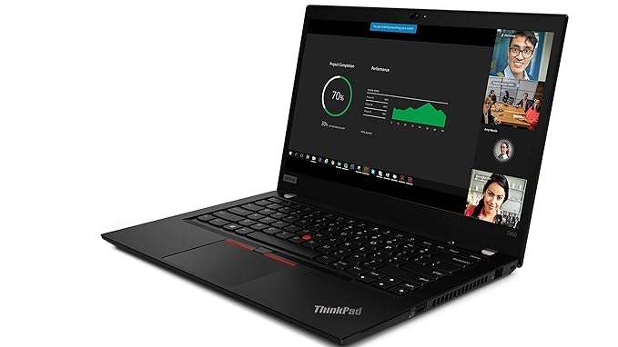 Lenovo ThinkPad T480s Intel Core i5 8th Gen 8GB RAM DDR4, 256GB SSD, 14" FHD Screen, Webcam, Bluetooth, Windows 10 Pro, MS-Office, Black.