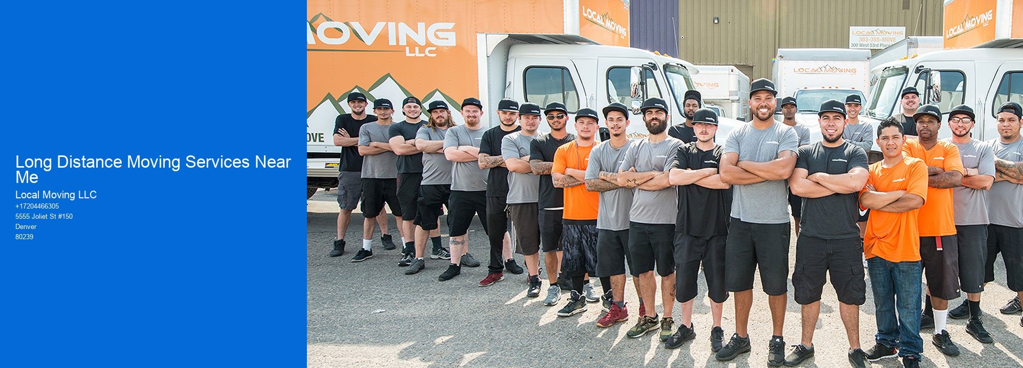 Long Distance Moving Services Near Me