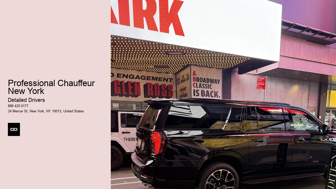 Professional Chauffeur New York