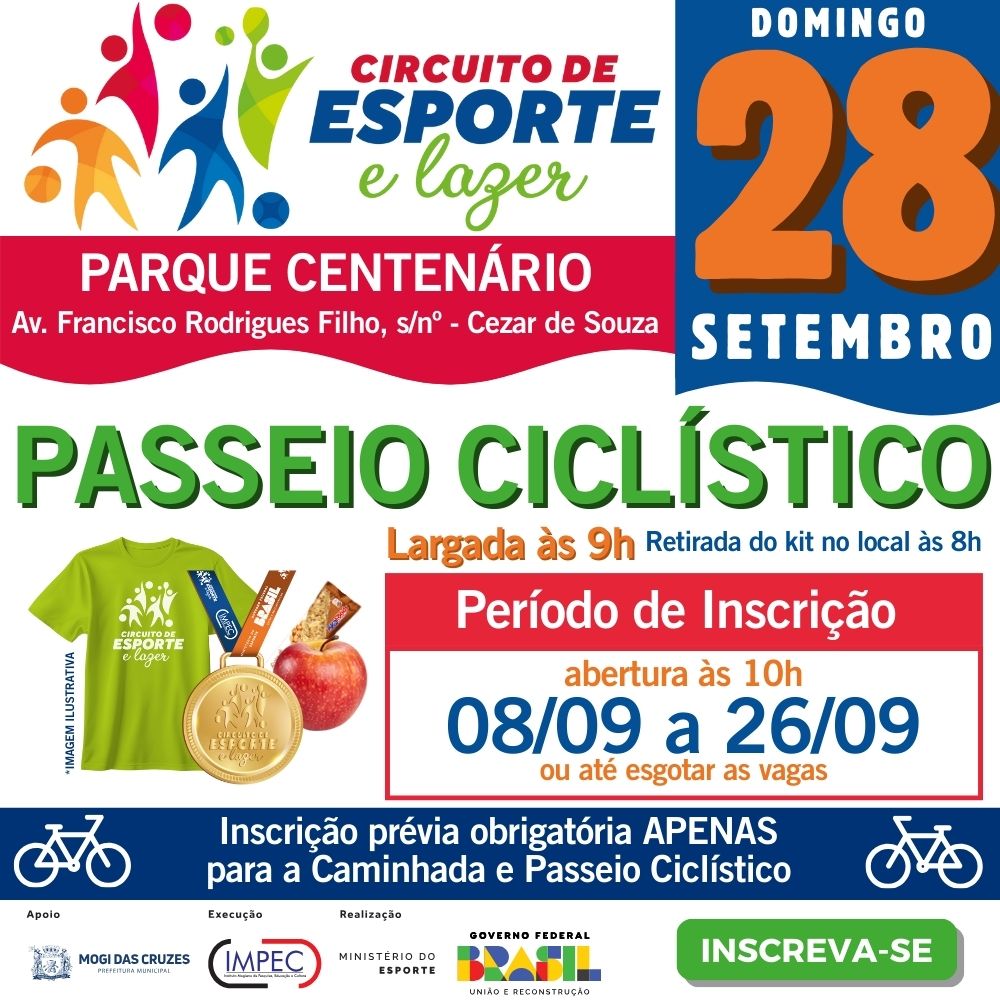 PASSEIO CICLÍSTICO - Etapa Parque Centenário