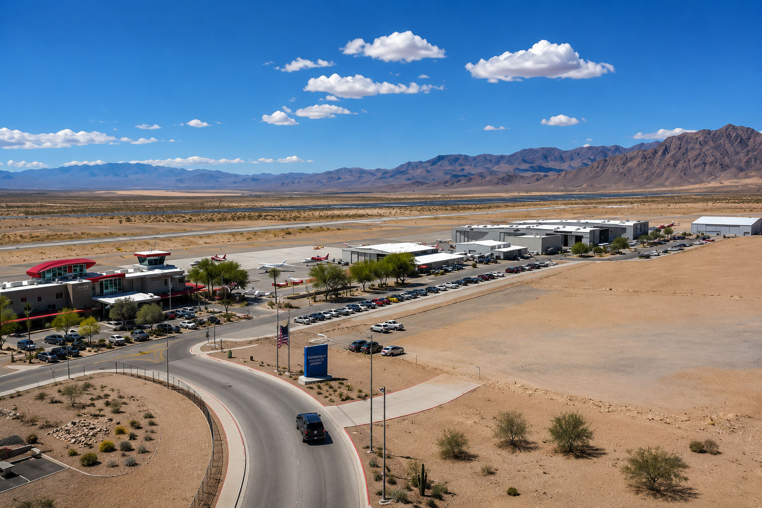 Las Vegas Business Aviation Expansion: High Flying Hangars Secures 36-Acre Lease at Boulder City Municipal Airport