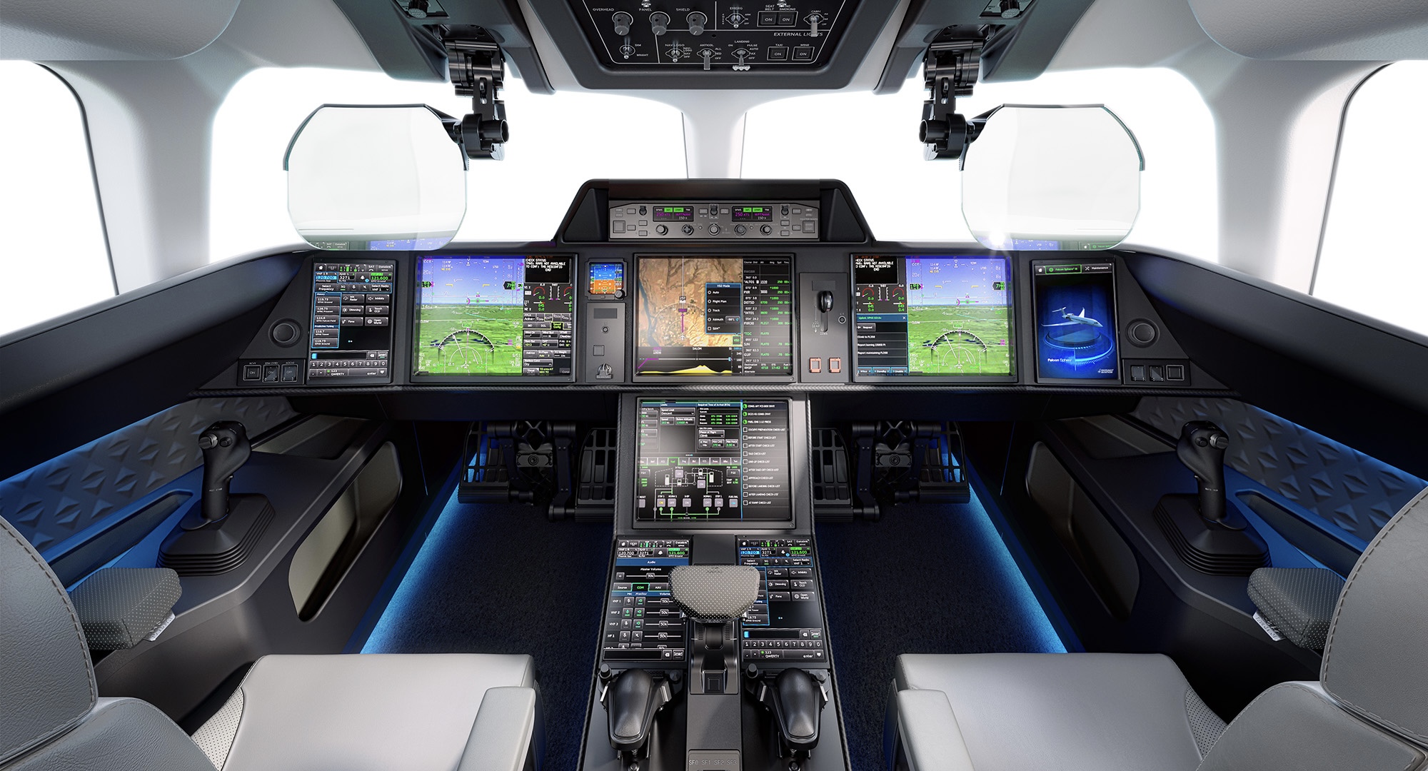 Falcon 10X NeXus Flight Deck: Next-Generation Cockpit Technology for Business Aviation