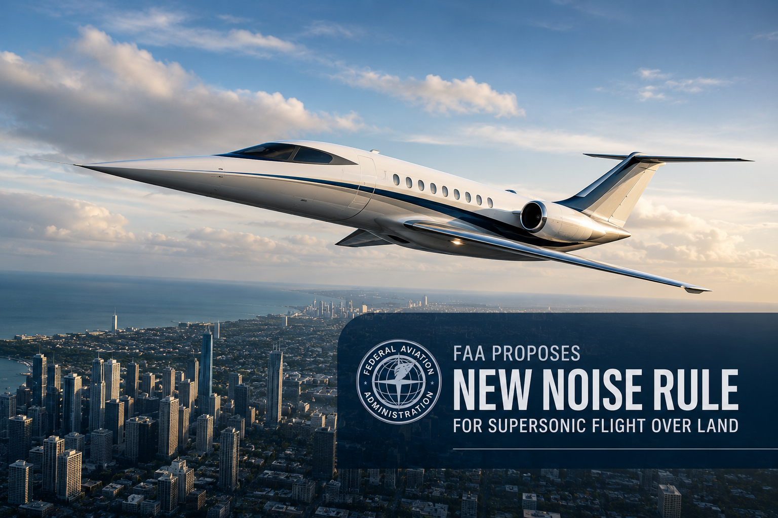 FAA Proposes New Noise Rule for Supersonic Flight Over Land
