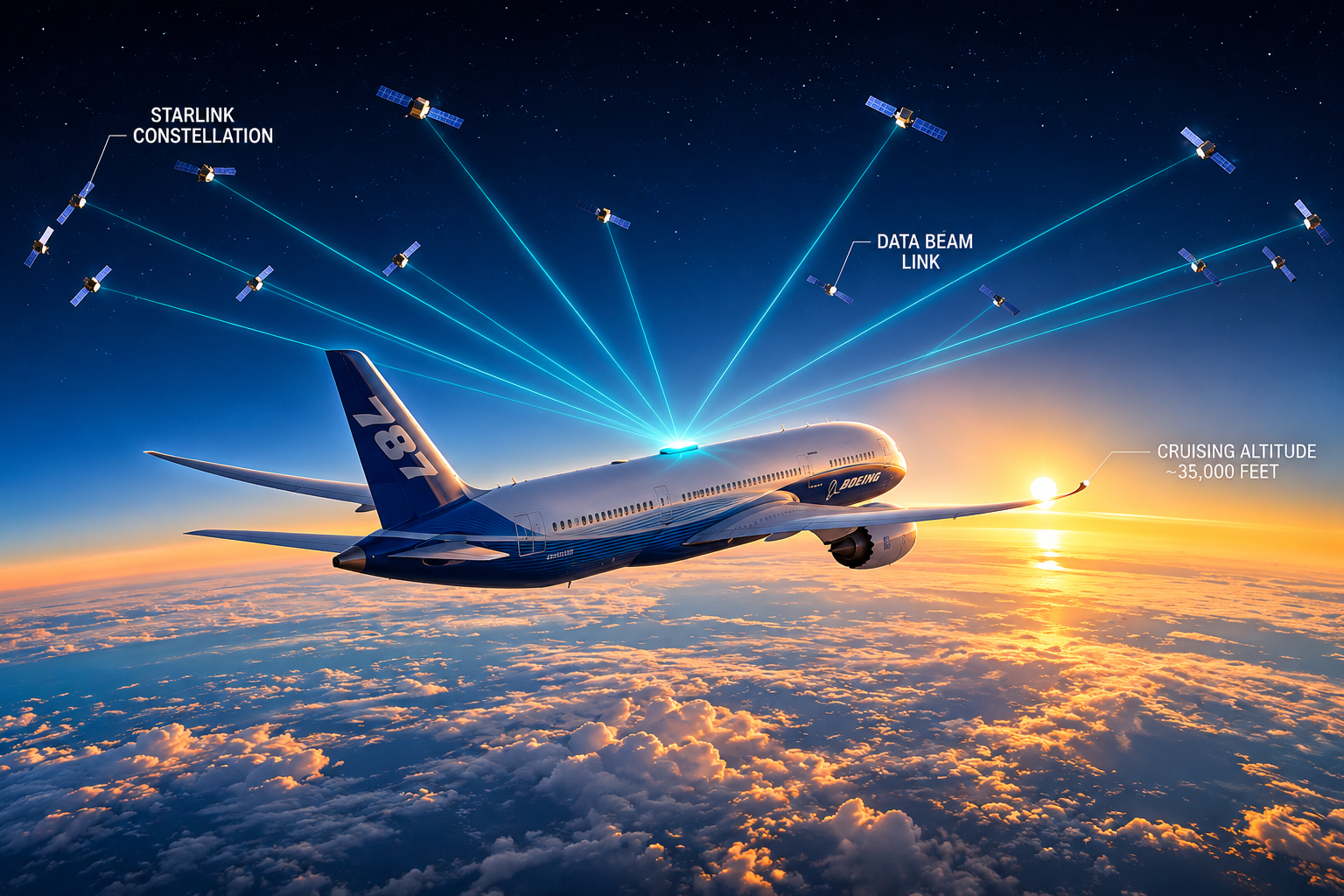 AMAC Aerospace Installs Starlink on Head-of-State Boeing BBJ 767 During Heavy Maintenance in Basel
