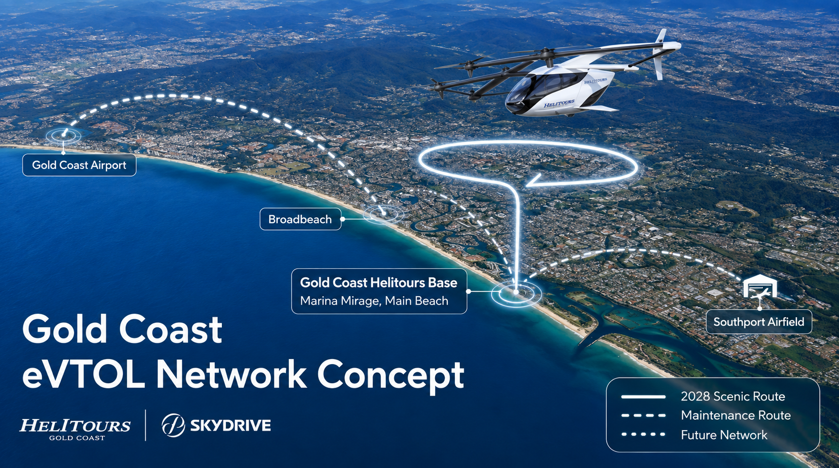 Gold Coast Helitours Plans SkyDrive SD-05 eVTOL Charter Operations in Australia