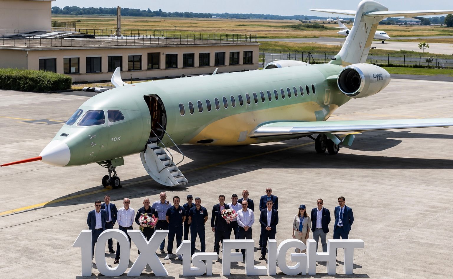 Falcon 10X Advances Into Certification Phase Following Successful First Fligh