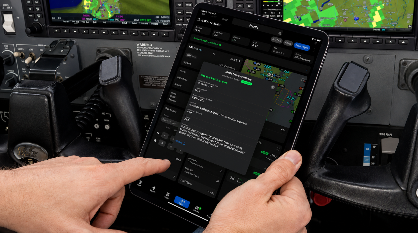 FAA Moves Business Aviation IFR Clearances to Mobile Apps