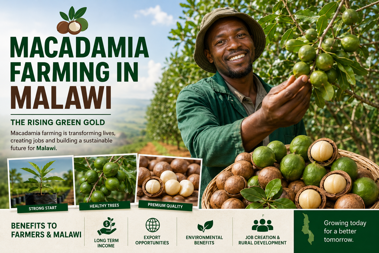 Macadamia Farming in Malawi: The Rising Green Gold