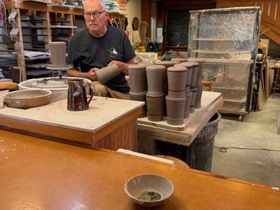 Sauder Village 2026 - Potter at work