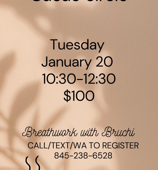 Breathwork +Cacao circle