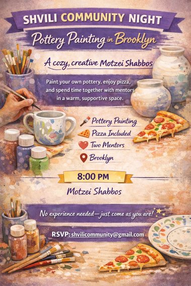 Girls Pottery Painting Event