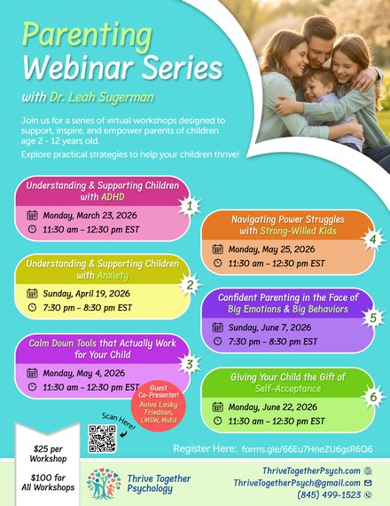 Positive Parenting Webinar Series