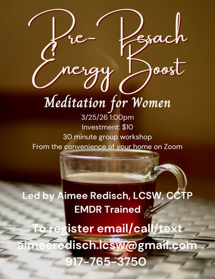 Pre-Pesach Energy Boost- Meditation for Women