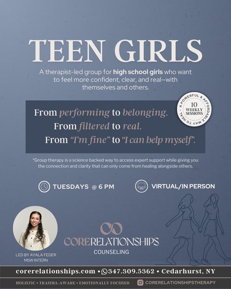 Teen Girls - Virtual Group Therapy