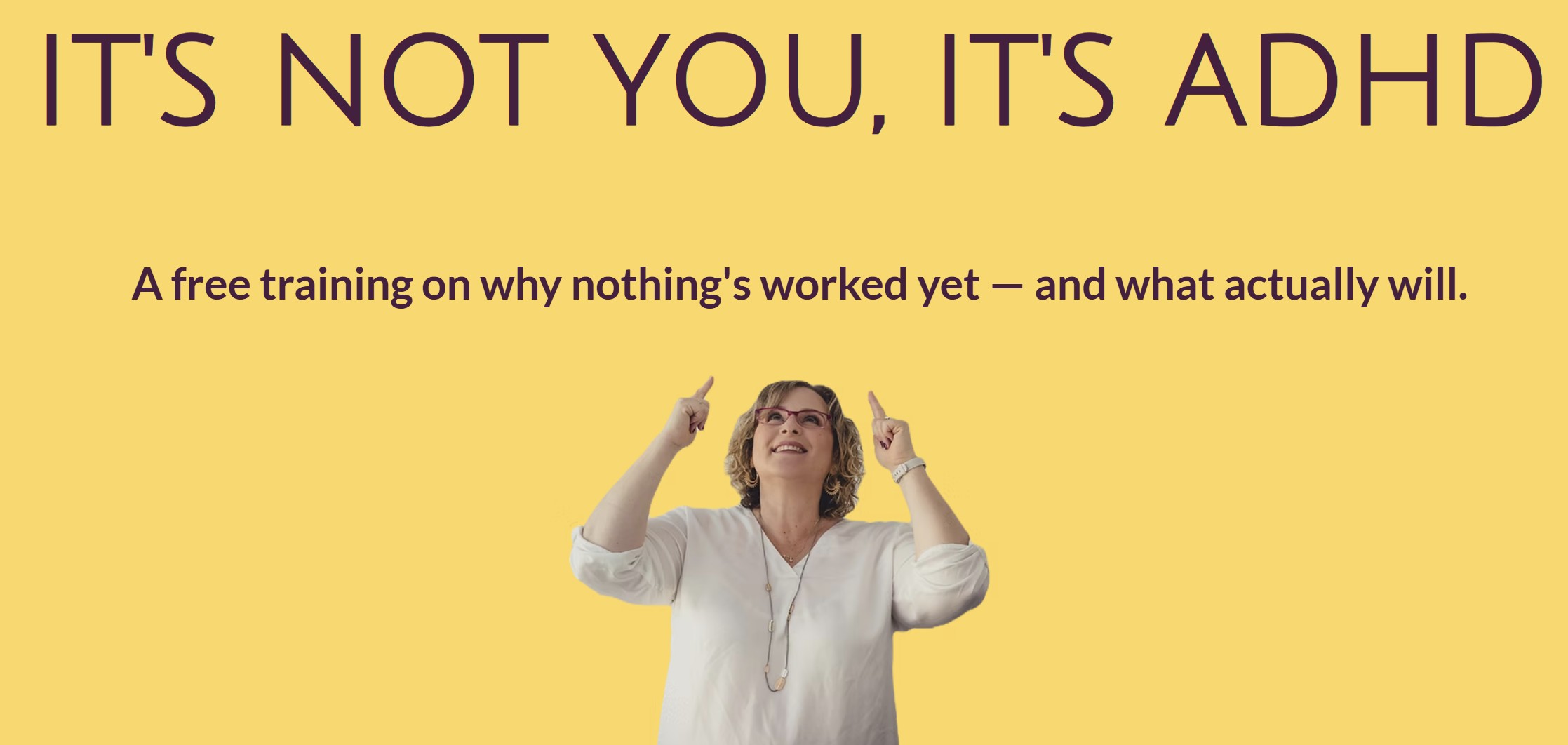Free Training - It's Not You, It's ADHD (Link in 1st Comment) by Alana Stern, ADHD Coach