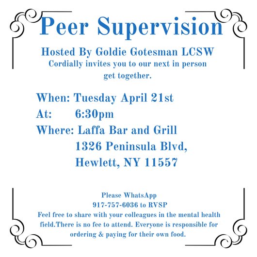 Peer Supervision Networking