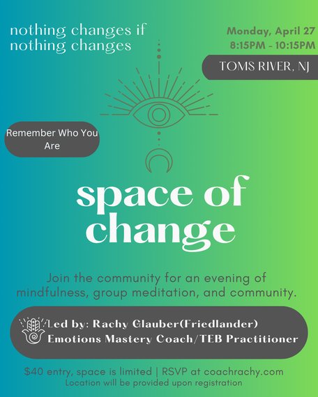 Space of Change Group Meditation