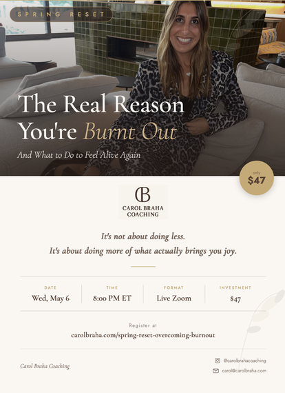 Spring Reset: The Real Reason You're Burnt Out (and what to do to feel alive again)