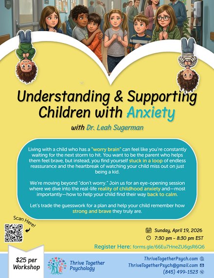 Understanding and Supporting Children with Anxiety