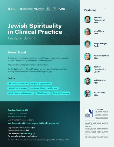 Jewish Spirituality in Clinical Practice