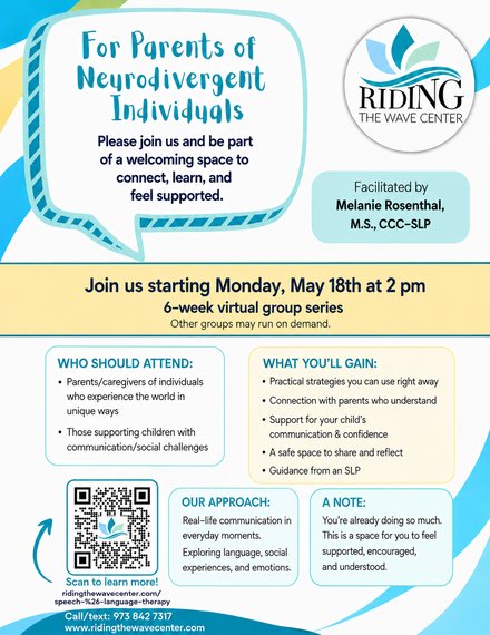 Parents of Neurodivergent Individuals -- Communication Focus
