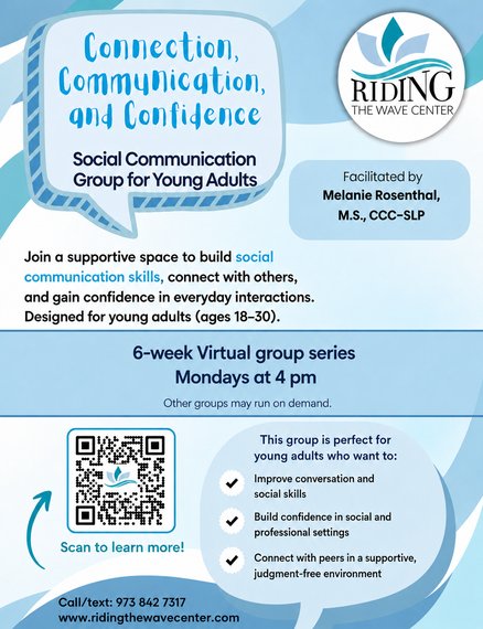 Social Skills Groups for Young Adults