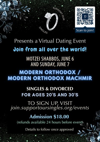 SOS 20’s and 30’s Virtual Dating Event