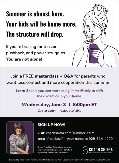 STOP THE SUMMER FIGHTING: Calm Energy + Clear Limits for teens