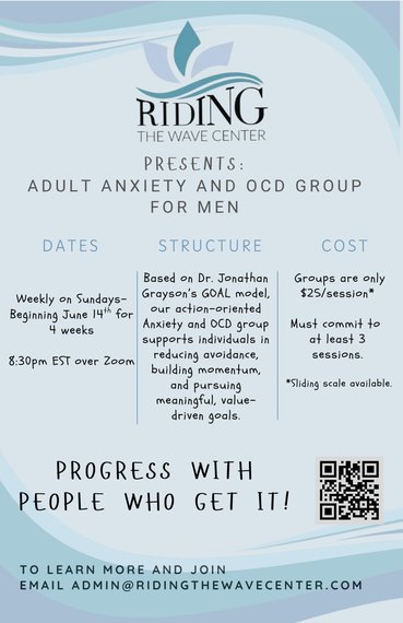 Anxiety/OCD Group for Men