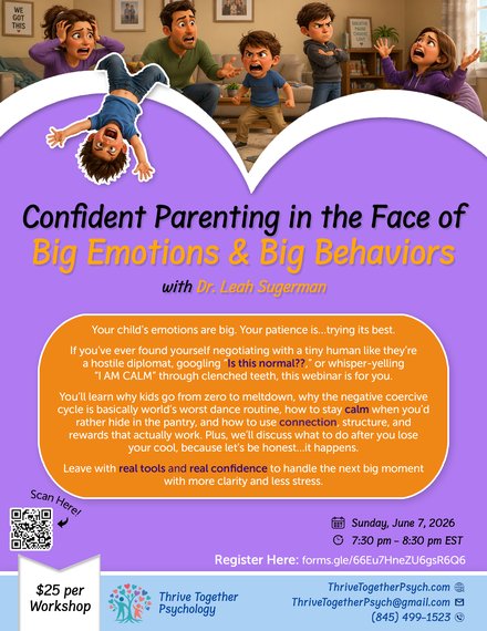 Confident Parenting in the Face of Big Emotions & Big Behaviors