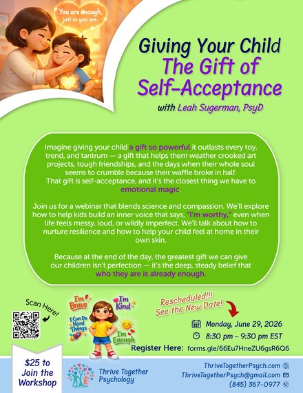 Giving Your Child the Gift of Self-Acceptance