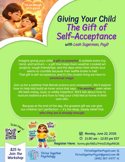 Giving Your Child the Gift of Self-Acceptance