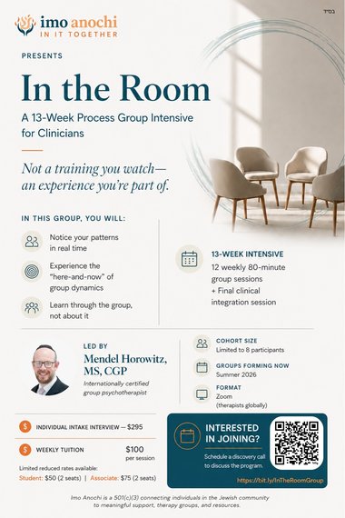 In the Room: A 13-Week Online Process Group Intensive for Clinicians